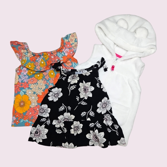 Carter's 5-piece Floral Bundle Girls 12 Months - Picture 7 of 12